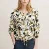 Tom Tailor Gemusterte - Blouse - Olive Colorful Floral Design