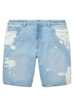 TOM TAILOR Denim Loose Fit - Jeansshort - Destroyed Bleached Blue Denim -Tom Tailor 2381622877ed420ca9f51d09c2bd8de4