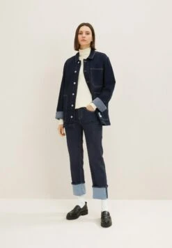 Tom Tailor Alexa- Straight Leg Jeans - Clean Rinsed Blue Denim -Tom Tailor 24328de9aebd4467bc2ff8aeac280793