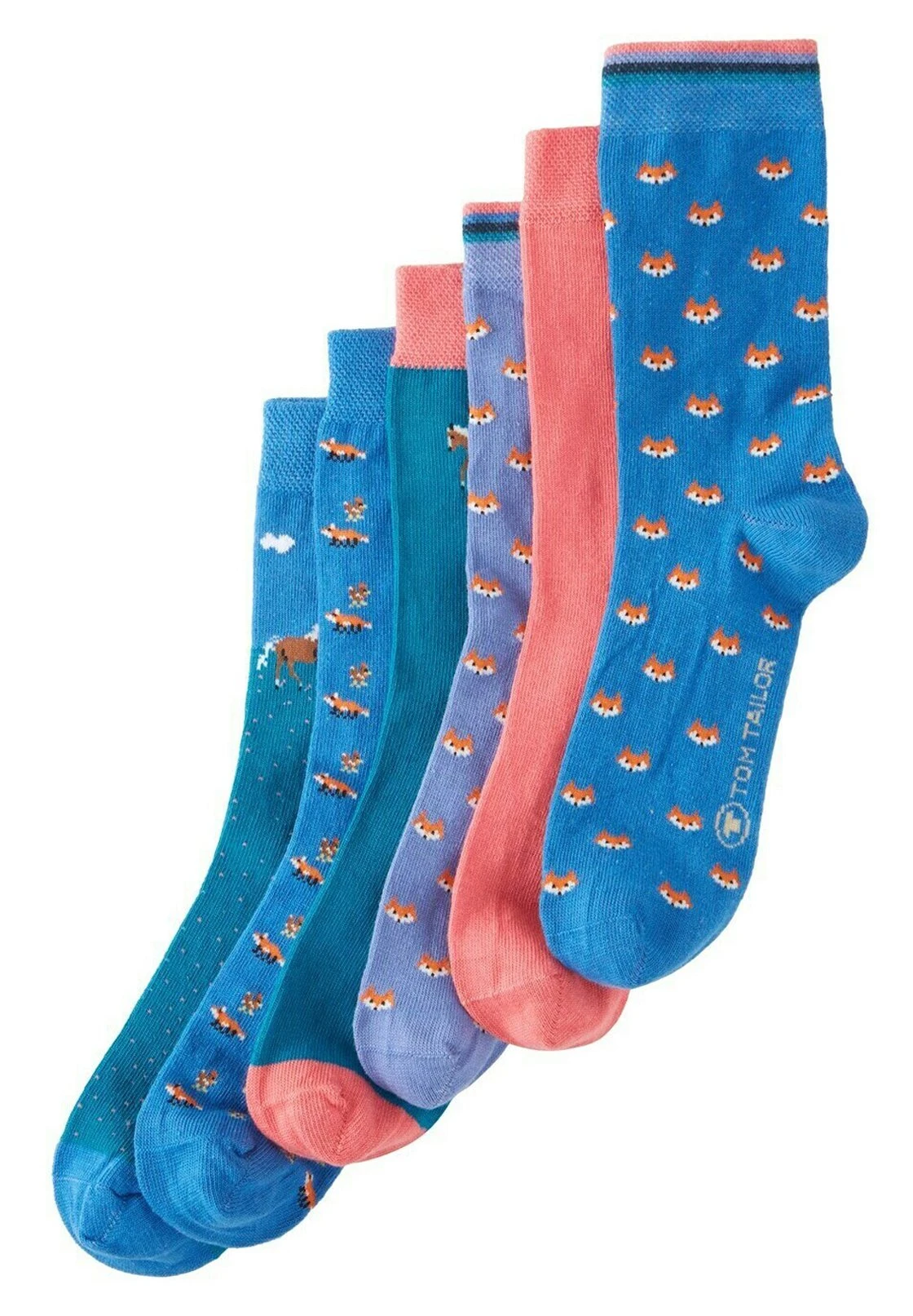 Tom Tailor 6 Pack - Sokken - Peach 1 Tom Tailor 6 Pack - Sokken - Peach