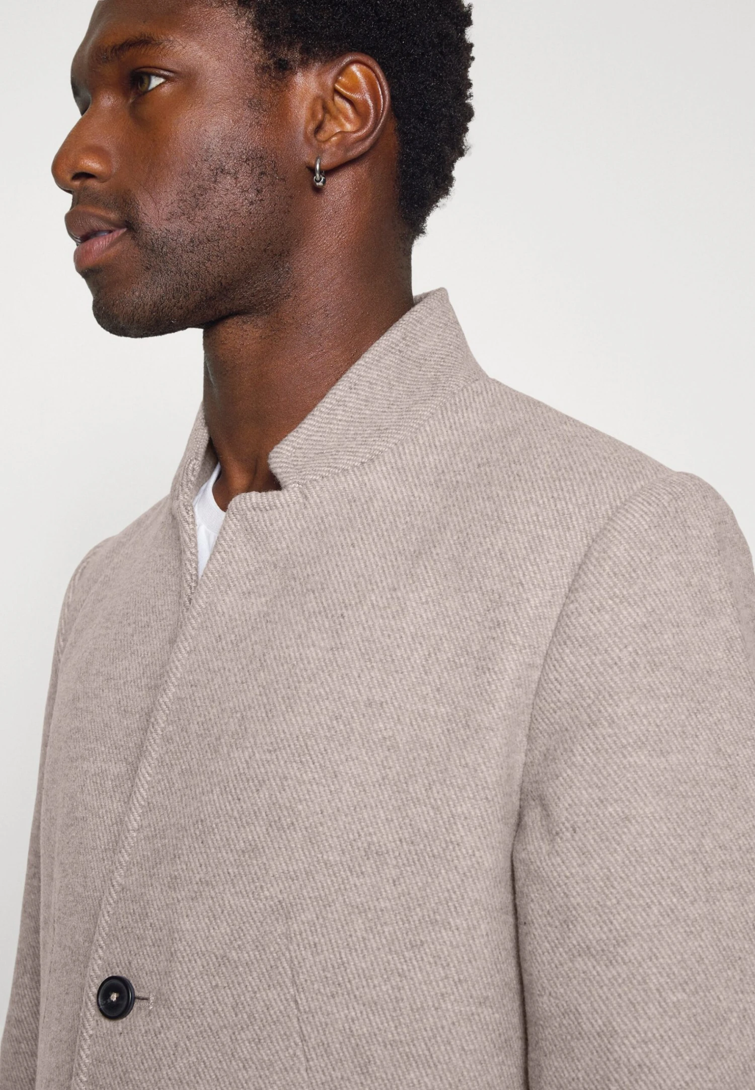 TOM TAILOR Denim Mantel - Light Brown Melange 5 TOM TAILOR Denim Mantel - Light Brown Melange - Afbeelding 5