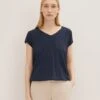 Tom Tailor Kurzarm - Blouse - Sky Captain Blue