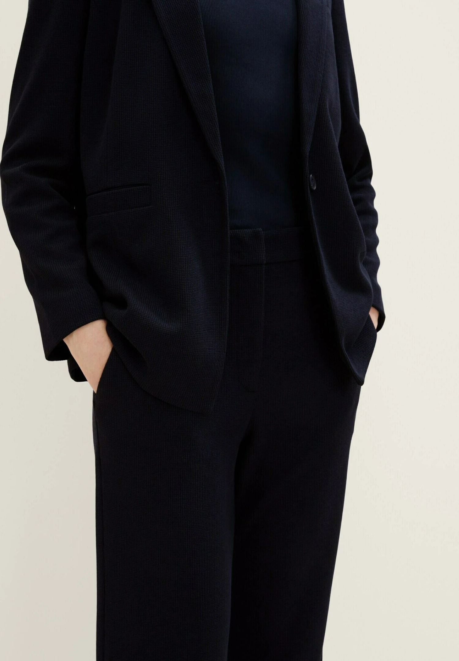 Tom Tailor Lea Straight- Broek - Sky Captain Blue 4 Tom Tailor Lea Straight- Broek - Sky Captain Blue - Afbeelding 4