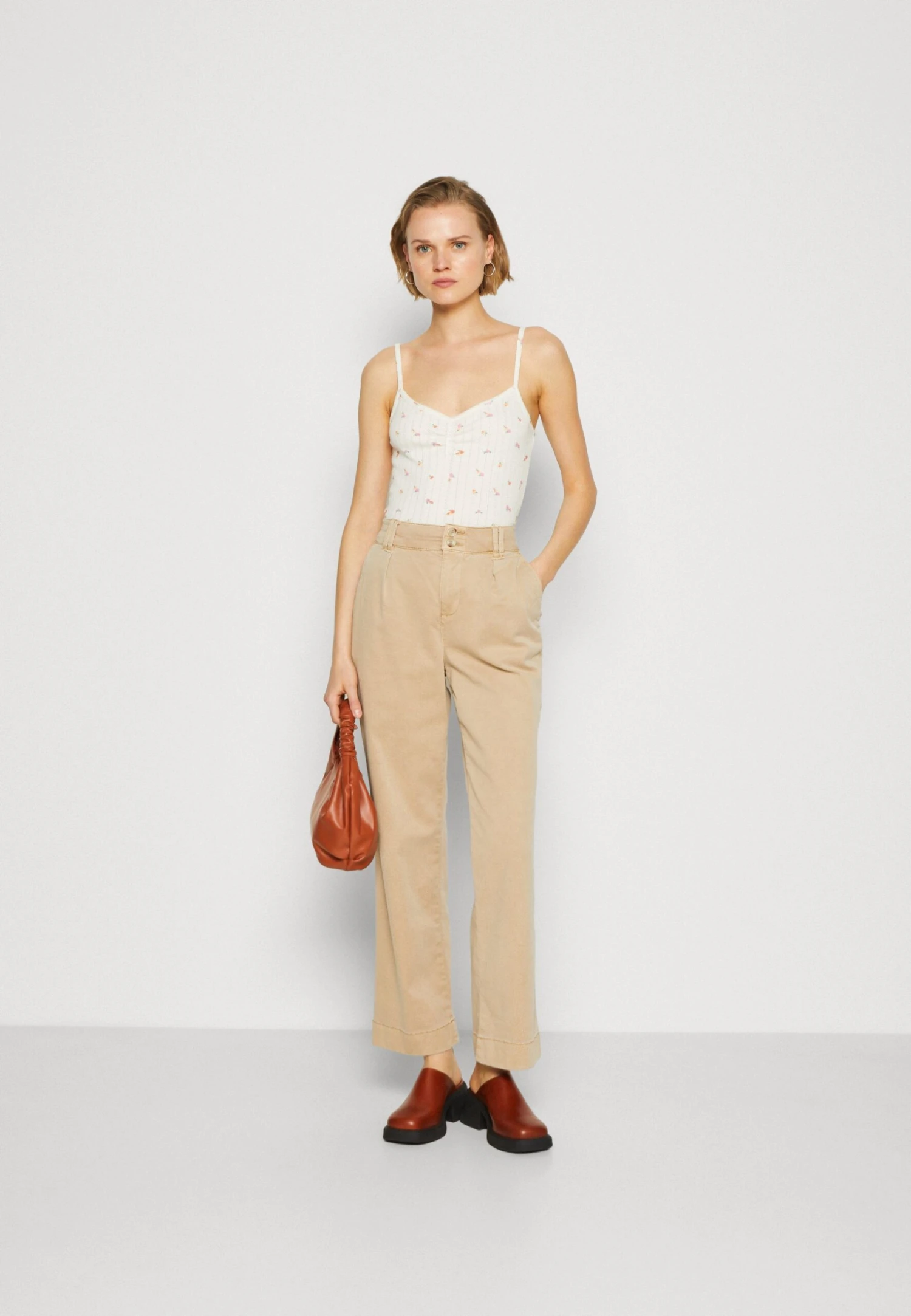 TOM TAILOR Denim Pointelle - Top - Off White 2 TOM TAILOR Denim Pointelle - Top - Off White - Afbeelding 2