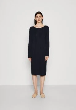 Tom Tailor Dress Plissee - Gebreide Jurk - Sky Captain Blue
