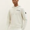 Tom Tailor Mit Logo Print - Hoodie - Vintage Beige Melange