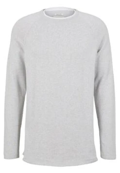TOM TAILOR Denim Basic- Trui - Light Stone Grey Melange -Tom Tailor 27748ff140e848949ac759ad92002897