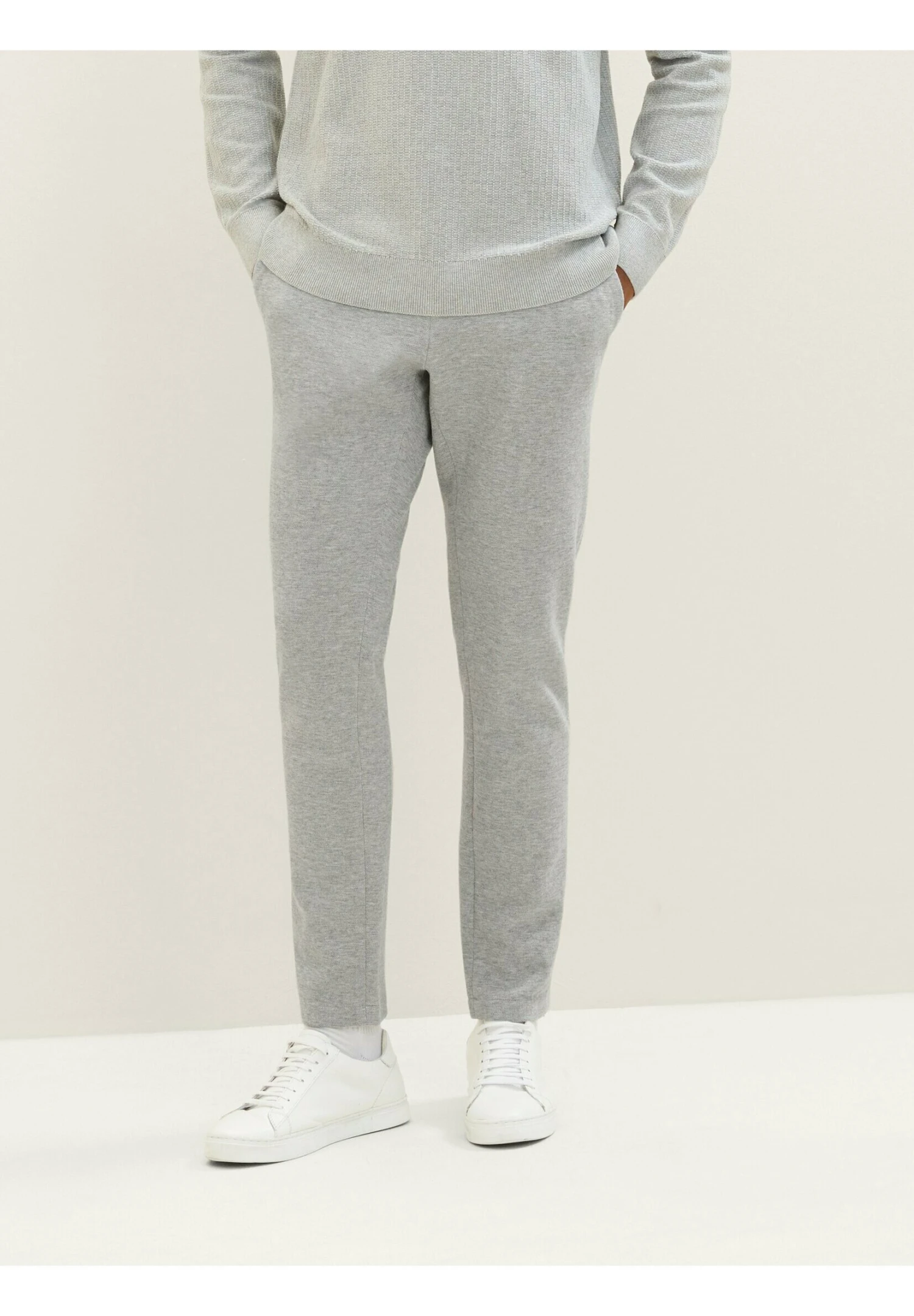 Tom Tailor Travis - Chino - Grey Heather Melange 1 Tom Tailor Travis - Chino - Grey Heather Melange