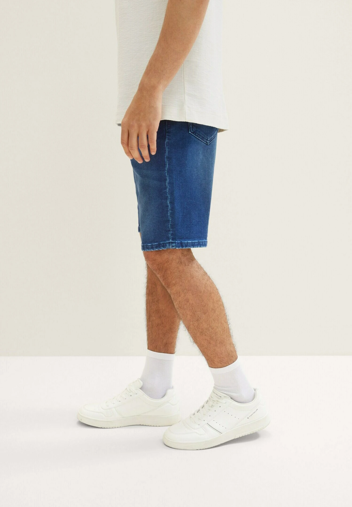 Tom Tailor Jeansshort - Dark Stone Wash Denim 8 Tom Tailor Jeansshort - Dark Stone Wash Denim - Afbeelding 8