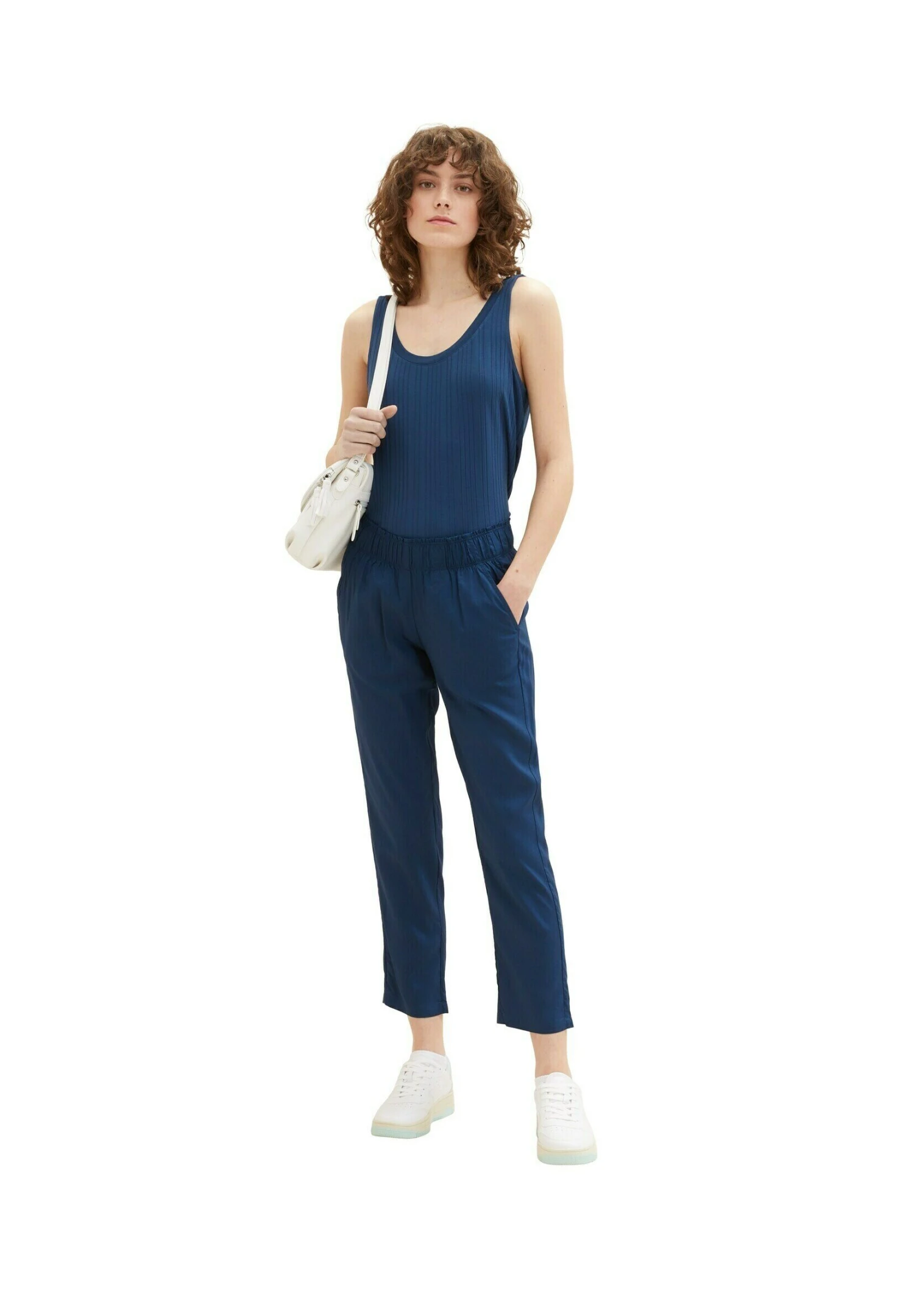 Tom Tailor Cropped - Broek - Midnight Sail 13 Tom Tailor Cropped - Broek - Midnight Sail - Afbeelding 13