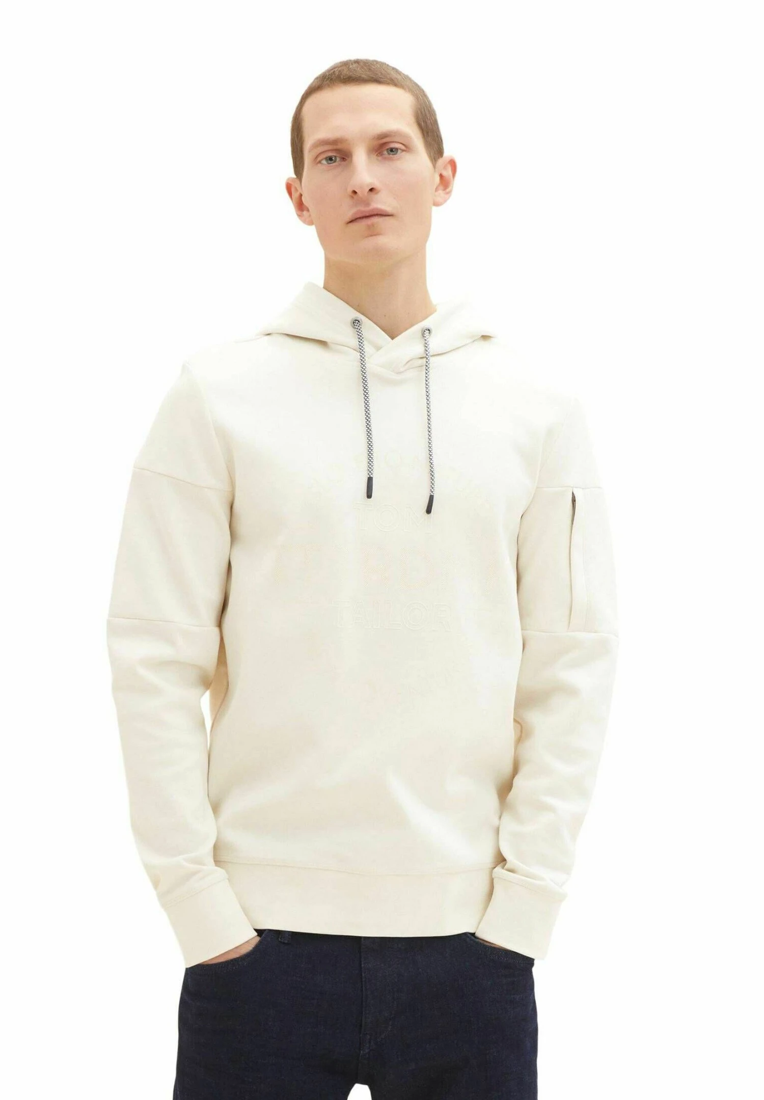 Tom Tailor Hoodie - Beige 4 Tom Tailor Hoodie - Beige - Afbeelding 4