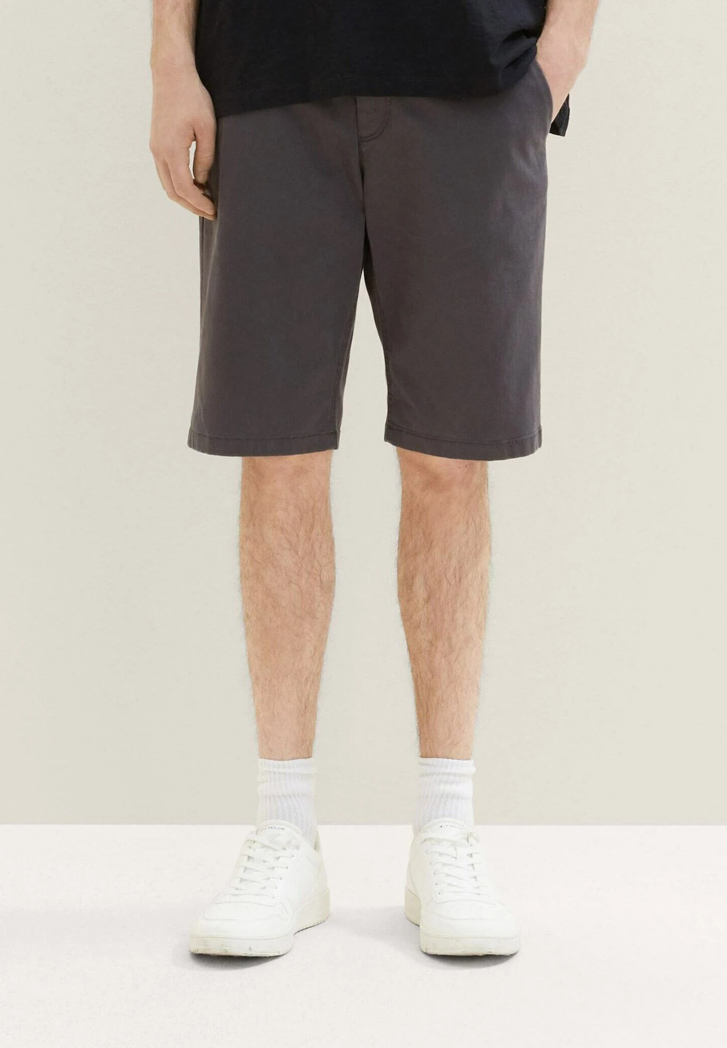 Tom Tailor Shorts - Tarmac Grey 1 Tom Tailor Shorts - Tarmac Grey