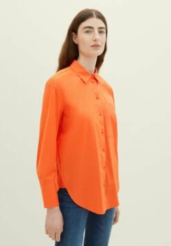Tom Tailor Mit Aufgesetzter Brusttasche - Overhemdblouse - Fever Red