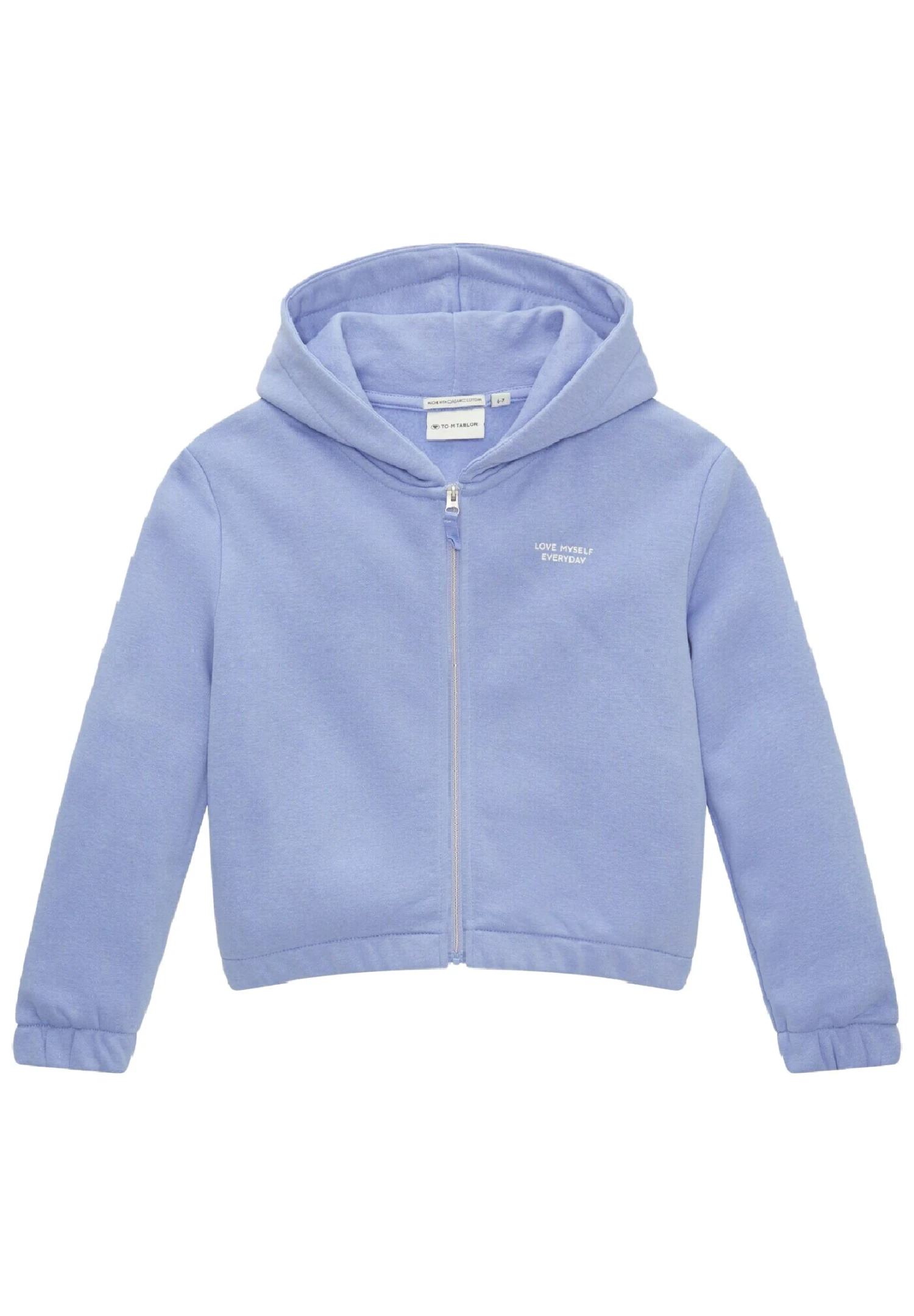 Tom Tailor Sweater Met Rits - Calm Lavender 1 Tom Tailor Sweater Met Rits - Calm Lavender