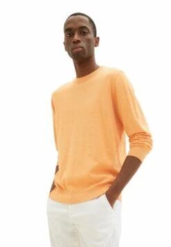 Tom Tailor In Melange Optik - Trui - Orange Heather Melange -Tom Tailor 299051dd36fb4bdf9bcd23a676fd82cd