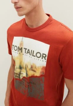 Tom Tailor Mit Fotoprint - T-Shirt Print - Velvet Red -Tom Tailor 2b3c052b3ef048ee88d8701668f3b2de