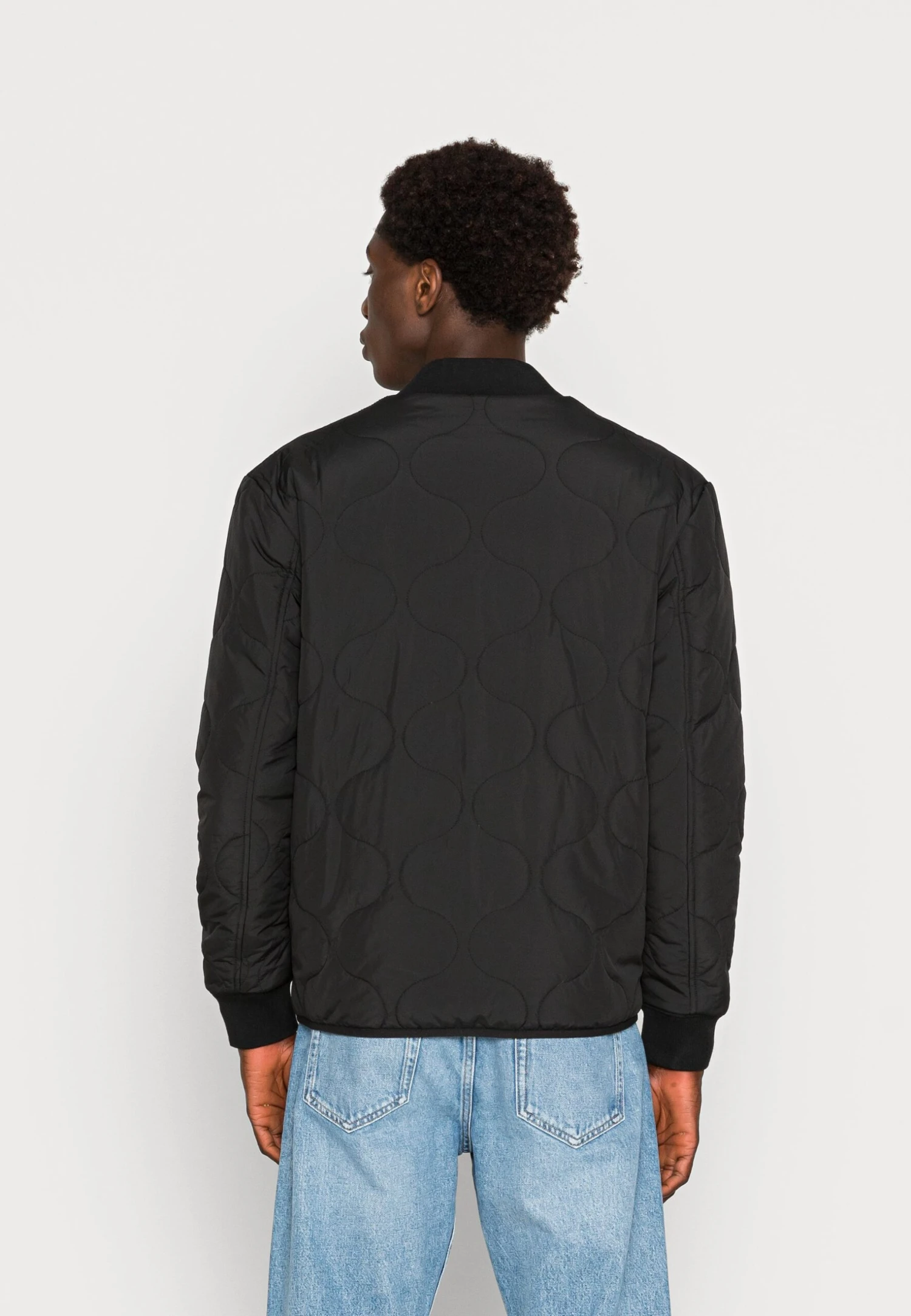 TOM TAILOR Denim Quilted Liner Jacket - Bomberjacks - Black 3 TOM TAILOR Denim Quilted Liner Jacket - Bomberjacks - Black - Afbeelding 3