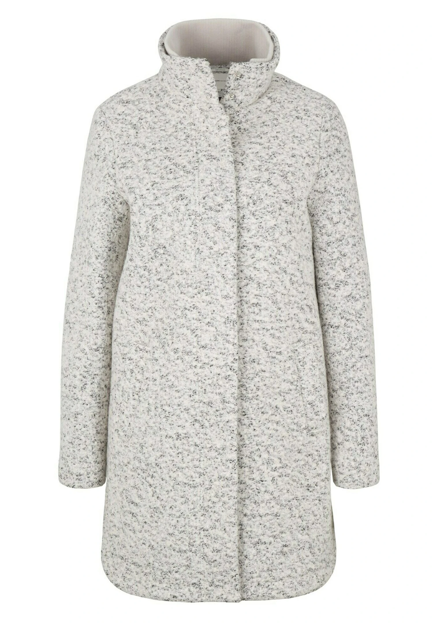 TOM TAILOR Denim Bouclé - Mantel - Grey Black Boucle 5 TOM TAILOR Denim Bouclé - Mantel - Grey Black Boucle - Afbeelding 5