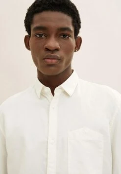 TOM TAILOR Denim Strukturiertes - Overhemd - Soft Light Beige -Tom Tailor 2c4e766afcba416e9b8cd5e7208a8732