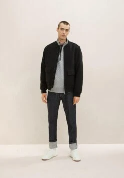 Tom Tailor Mit Steppmuster  - Sweater - Grey Heather Melange -Tom Tailor 2d1ab7e0792f446ab63263097f11918e