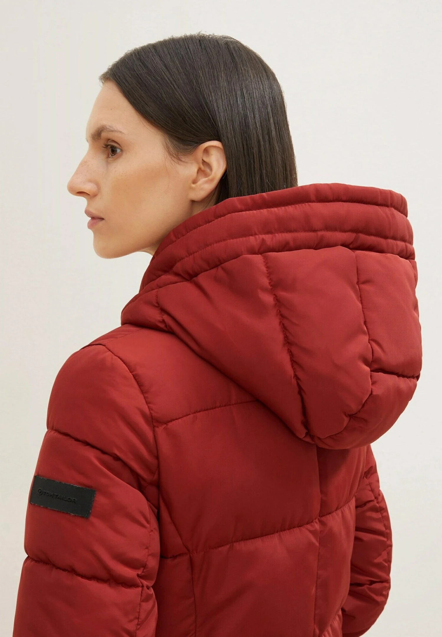 Tom Tailor Gesteppter - Winterjas - Dark Maroon Red 4 Tom Tailor Gesteppter - Winterjas - Dark Maroon Red - Afbeelding 4