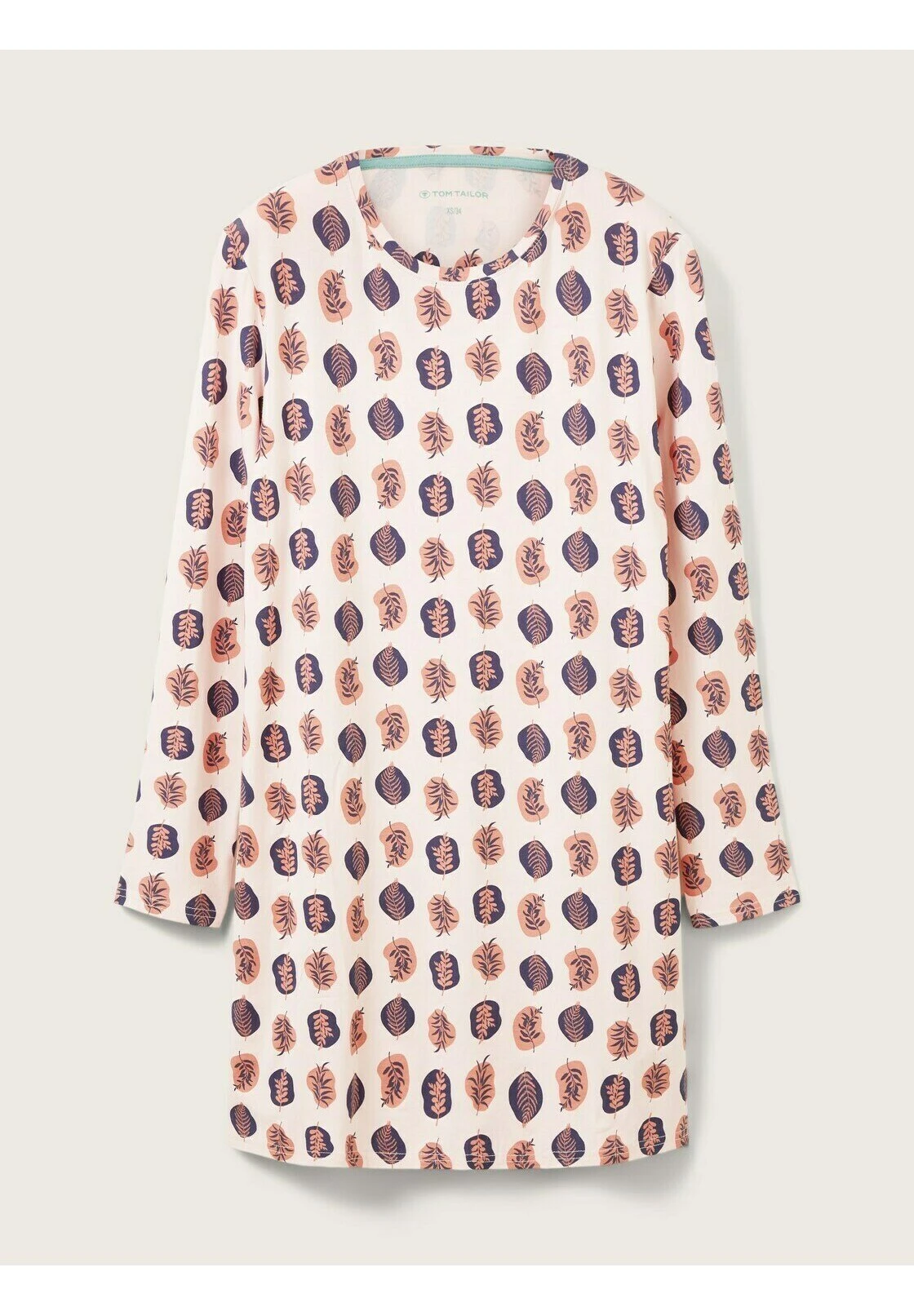 Tom Tailor Gemustertes - Nachtjapon - Red-Medium Allover 8 Tom Tailor Gemustertes - Nachtjapon - Red-Medium Allover - Afbeelding 8