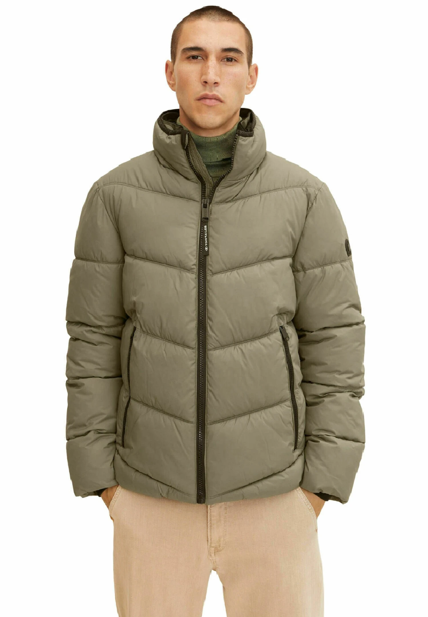 Tom Tailor Winterjas - Oliv 1 Tom Tailor Winterjas - Oliv