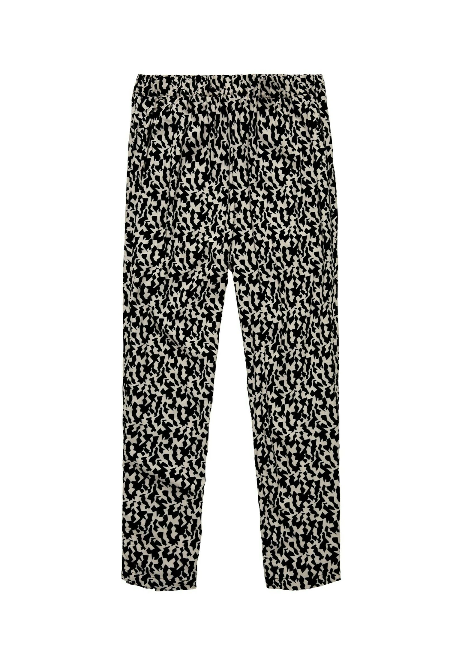 Tom Tailor Cropped - Broek - Black Small Abstract Design 8 Tom Tailor Cropped - Broek - Black Small Abstract Design - Afbeelding 8