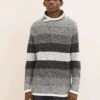 TOM TAILOR Denim Melange Optik - Trui - Grey Black Color Flow