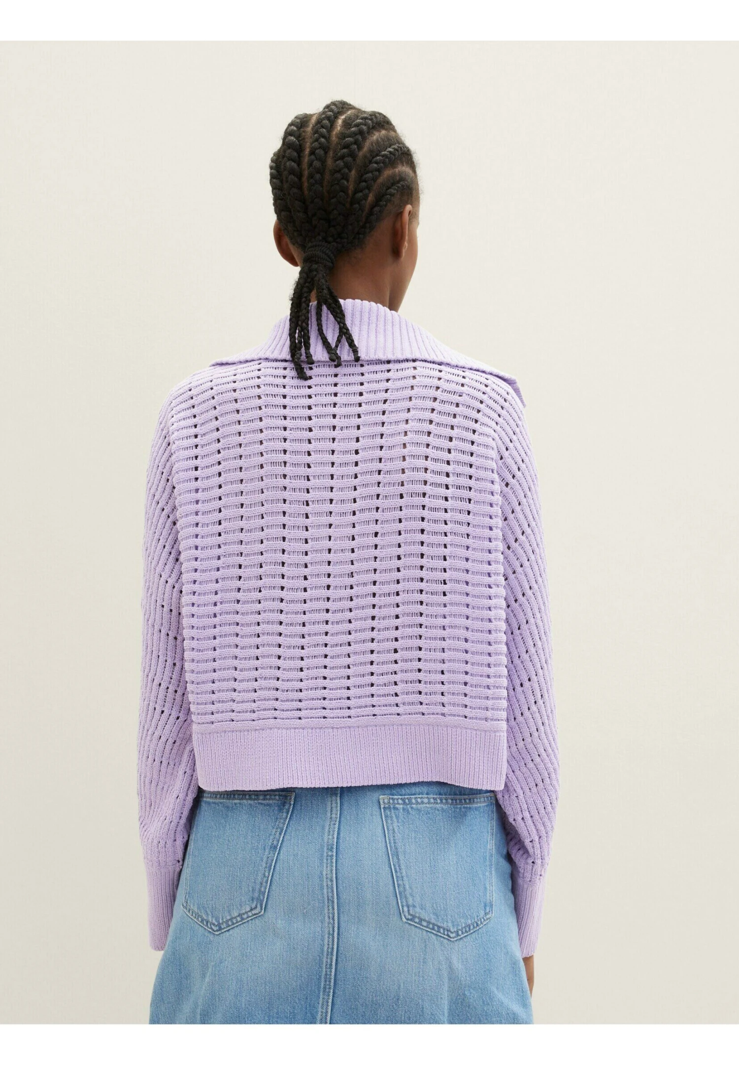 TOM TAILOR Denim Trui - Lilac Vibe 3 TOM TAILOR Denim Trui - Lilac Vibe - Afbeelding 3