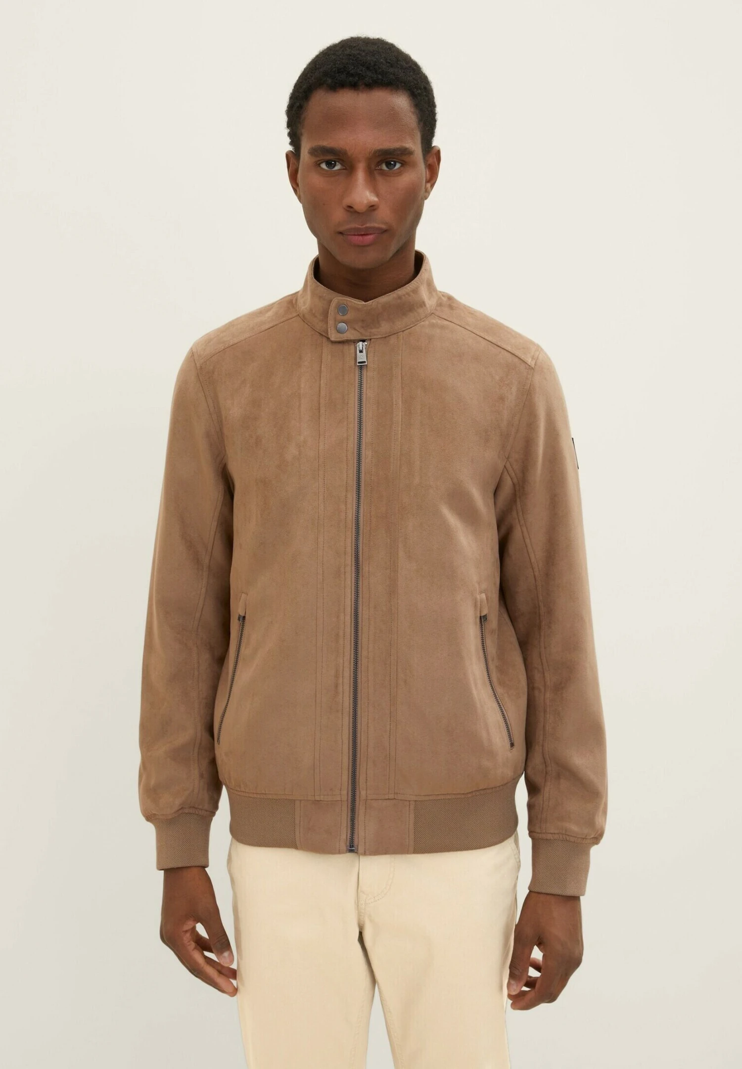 Tom Tailor Mit Stehkrgen - Imitatieleren Jas - Viper Brown Fake Leather 1 Tom Tailor Mit Stehkrgen - Imitatieleren Jas - Viper Brown Fake Leather