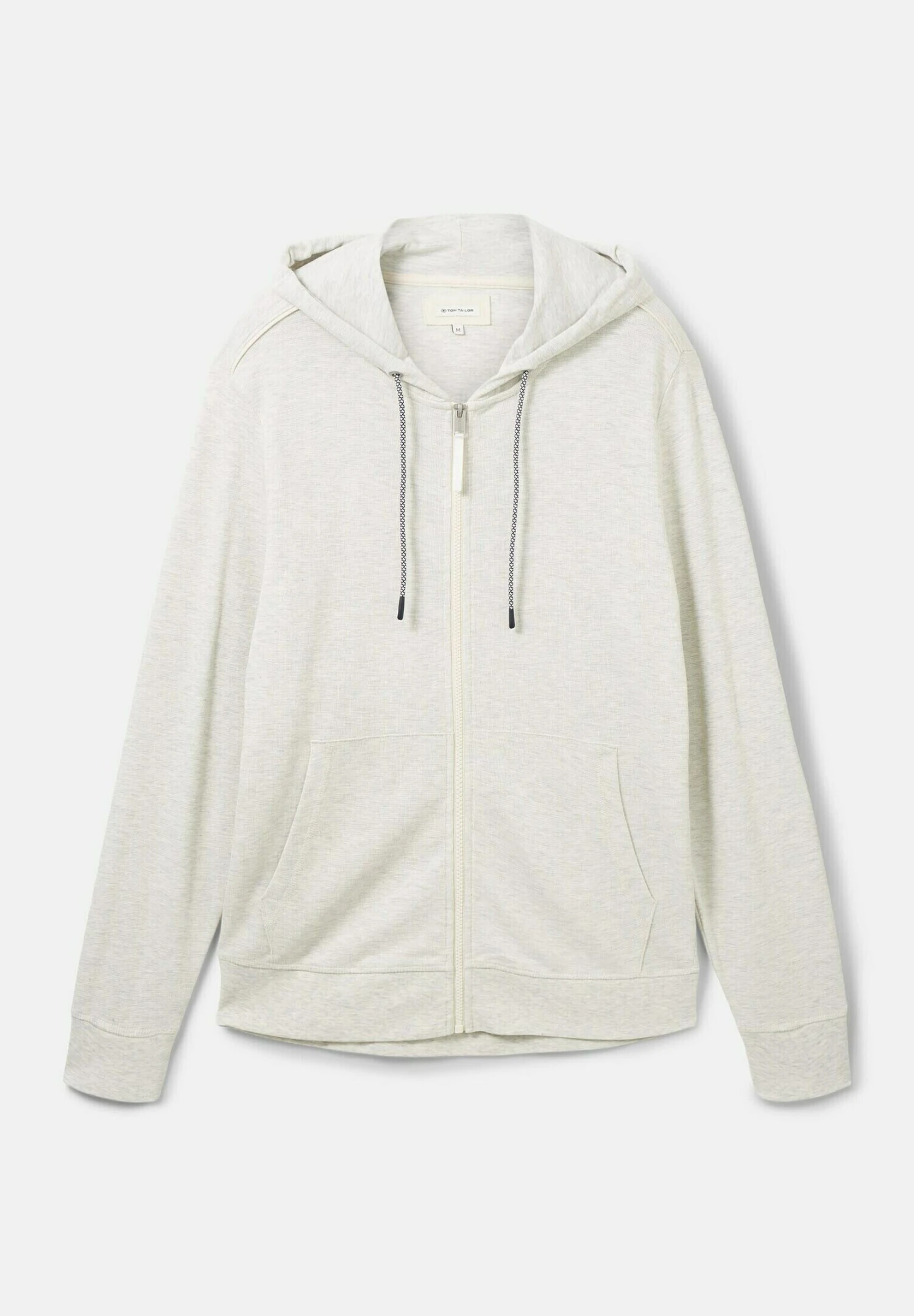 Tom Tailor Basic- Sweater Met Rits - Vintage Beige Melange 7 Tom Tailor Basic- Sweater Met Rits - Vintage Beige Melange - Afbeelding 7