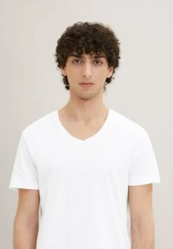 TOM TAILOR Denim Im Doppelpack  - T-Shirt Basic - White -Tom Tailor 2f3b2ca451db46ec9ccfa09e20151dc2