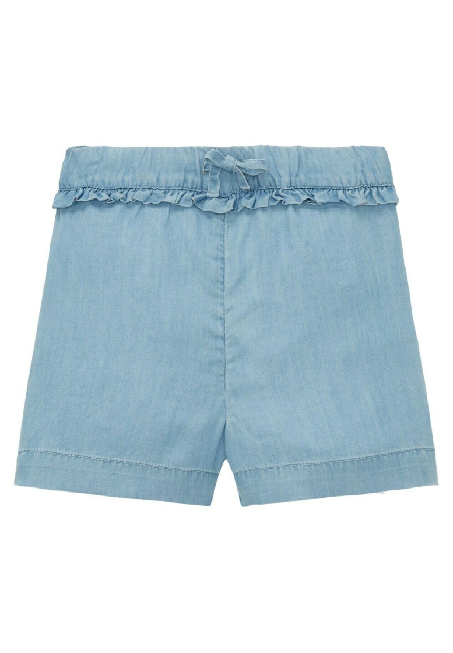 Tom Tailor Mit Elastischem Bund - Jeansshort - Light Stone Bright Blue Denim 1 Tom Tailor Mit Elastischem Bund - Jeansshort - Light Stone Bright Blue Denim