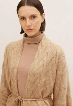 Tom Tailor Gebundener - Vest - Soft Light Camel Melange -Tom Tailor 2f6a5a52c0e04d17b769780e40986de2