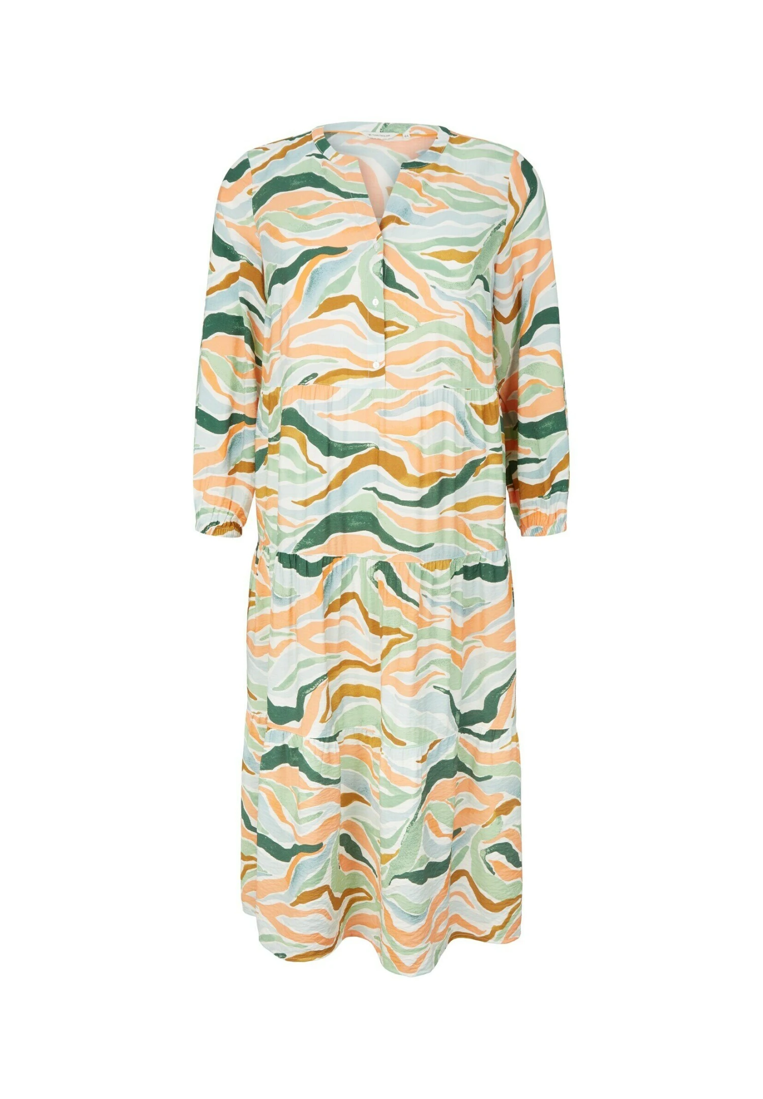 Tom Tailor Jurk - Colorful Wavy Design 5 Tom Tailor Jurk - Colorful Wavy Design - Afbeelding 5