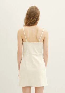 TOM TAILOR Denim Neckholder - Spijkerjurk - Unbleached Natural Bull Denim -Tom Tailor 2fd3630a0db04675938a6aa17ca7c29e