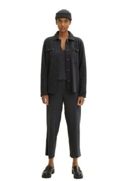 Tom Tailor Overhemdblouse - Evident Anthracite Melange