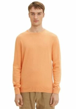 Tom Tailor Basic Crew Neck - Trui - Mandarin Orange Melange