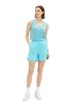 Tom Tailor Rundhals - Top - Turquoise