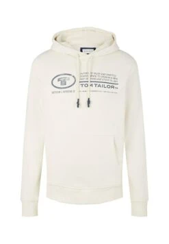 Tom Tailor Mit Logo-Print - Hoodie - Vintage Beige -Tom Tailor 30848e6524374d9fbae1cd7df4f70920