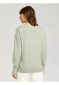 Tom Tailor Trui - Soft Greyish Green Melange -Tom Tailor 30c6631f1c5a41a5b1918e314882cfce