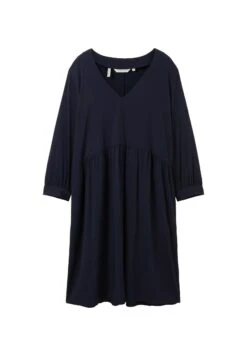 Tom Tailor Feminine V Neck- Jurk - Sky Captain Blue 10 Tom Tailor Feminine V Neck- Jurk - Sky Captain Blue -Tom Tailor 30dada3bf7b14d82a4d5ffe882a5662c