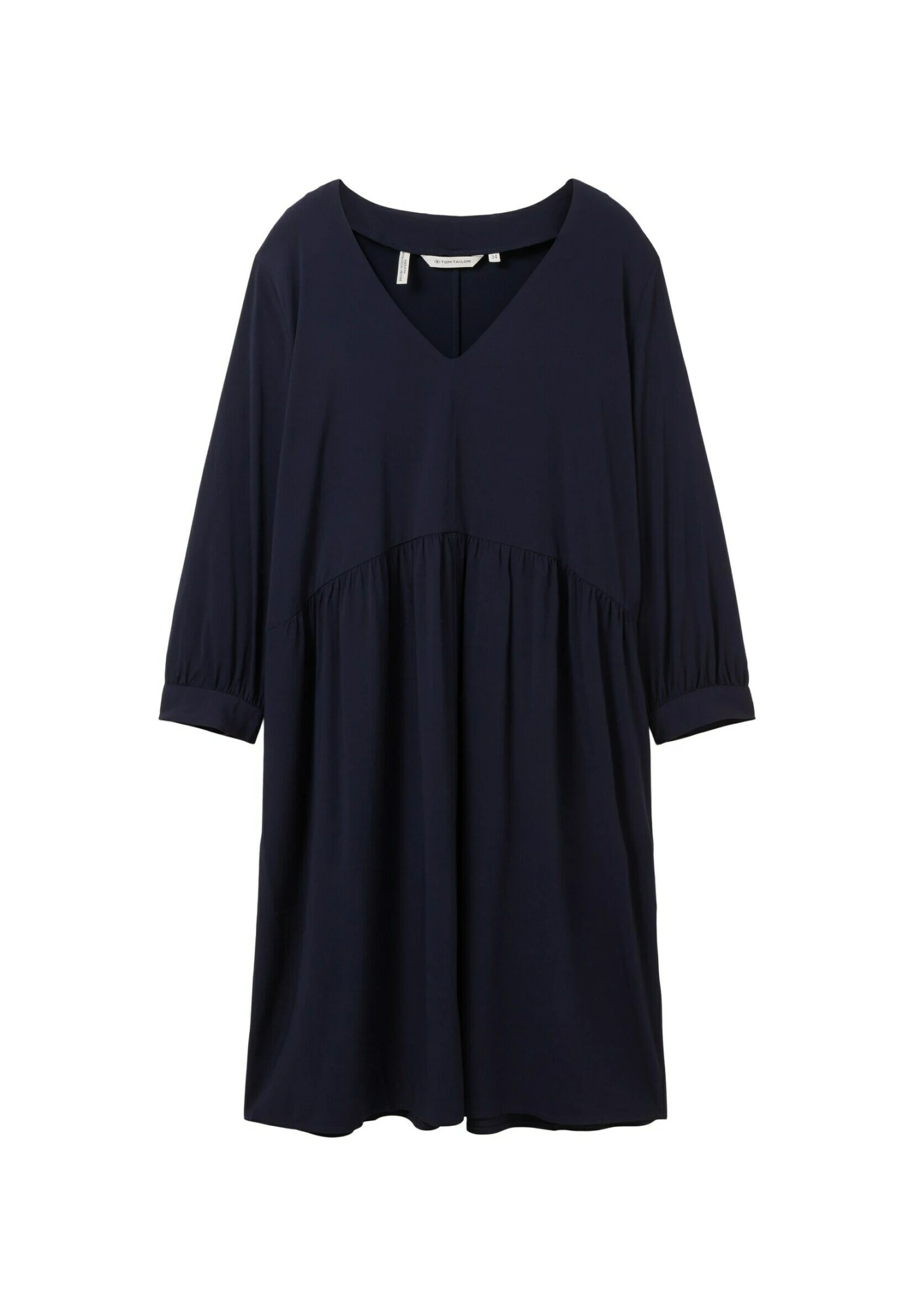 Tom Tailor Feminine V Neck- Jurk - Sky Captain Blue 5 Tom Tailor Feminine V Neck- Jurk - Sky Captain Blue - Afbeelding 5