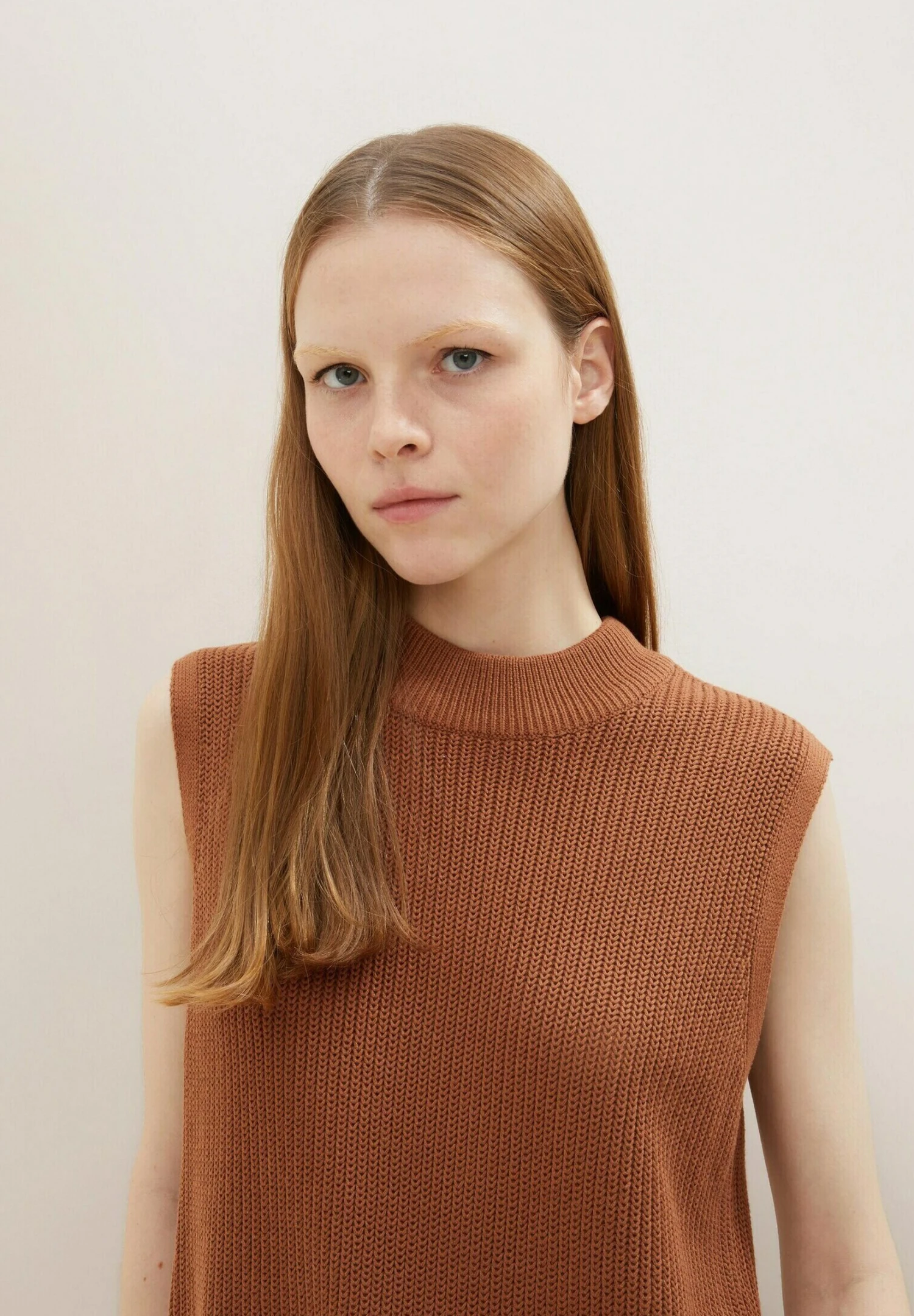 TOM TAILOR Denim Lange - Trui - Mid Brown 4 TOM TAILOR Denim Lange - Trui - Mid Brown - Afbeelding 4