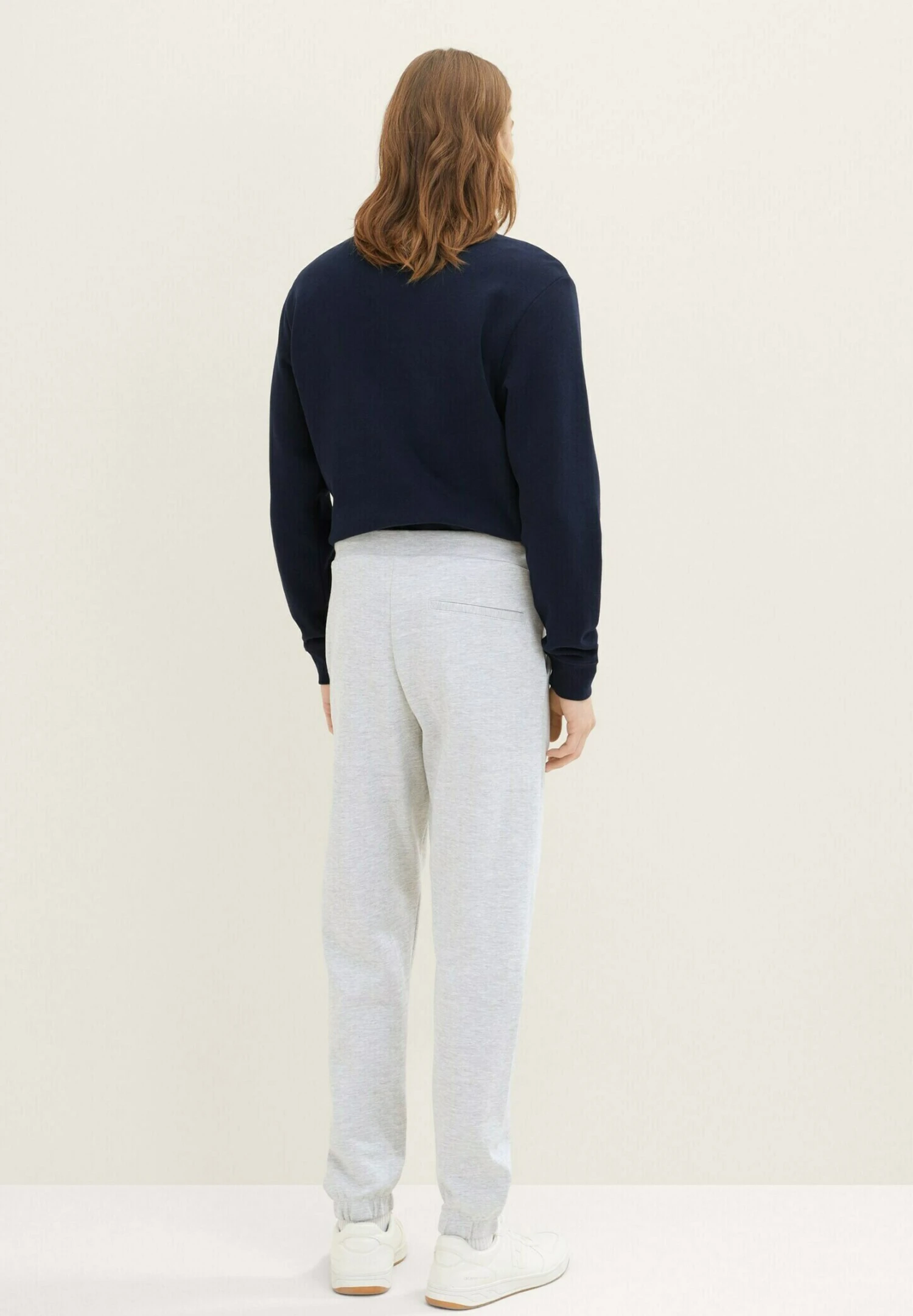 TOM TAILOR Denim Trainingsbroek - Light Stone Grey Melange 3 TOM TAILOR Denim Trainingsbroek - Light Stone Grey Melange - Afbeelding 3