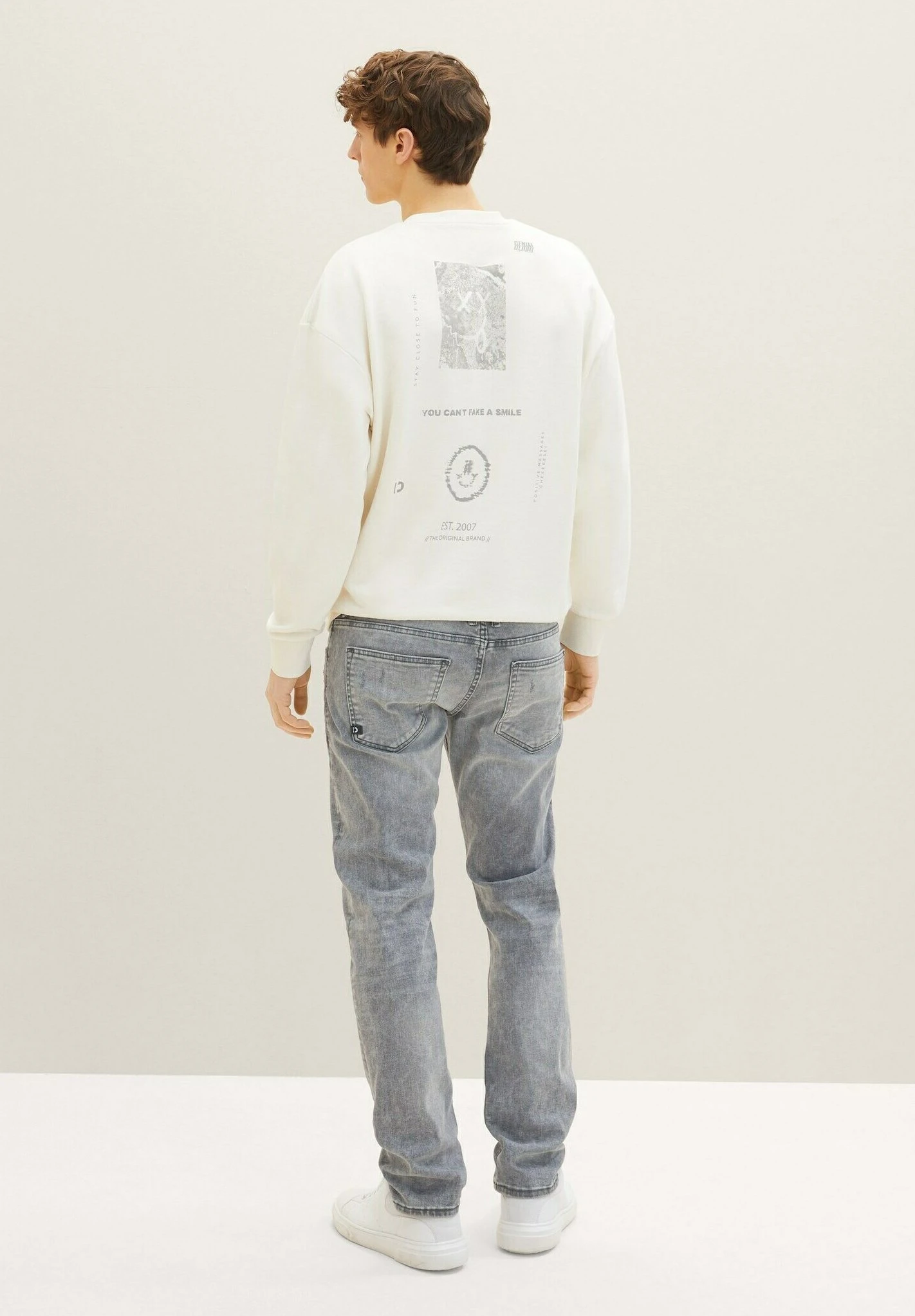 TOM TAILOR Denim Piers Slim- Slim Fit Jeans - Used Light Stone Grey Denim 15 TOM TAILOR Denim Piers Slim- Slim Fit Jeans - Used Light Stone Grey Denim - Afbeelding 15