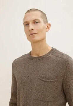 Tom Tailor Trui - Brown Melange Structure 14 Tom Tailor Trui - Brown Melange Structure -Tom Tailor 3226b981f293446aa4a0074724cd5e7b