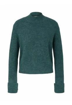 TOM TAILOR Denim Cosy Mock Neck - Trui - Green Dust Melange 31 TOM TAILOR Denim Cosy Mock Neck - Trui - Green Dust Melange -Tom Tailor 32a089e88c3c4e7fb4b6cdc24b38d367