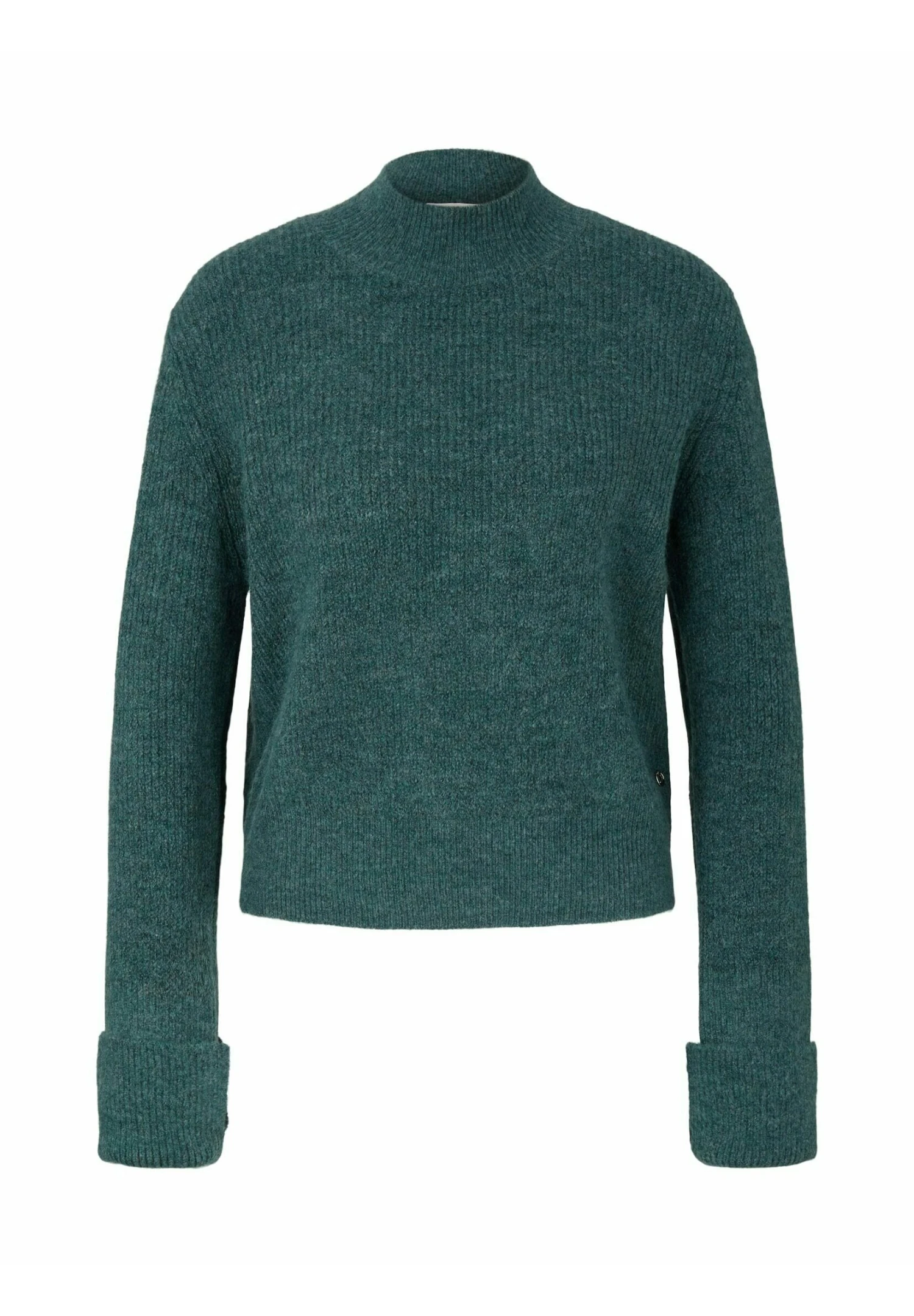 TOM TAILOR Denim Cosy Mock Neck - Trui - Green Dust Melange 15 TOM TAILOR Denim Cosy Mock Neck - Trui - Green Dust Melange - Afbeelding 15